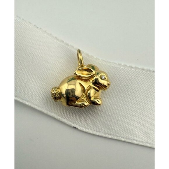 Tiffany & Co. Jewelry - Tiffany & Co. Paloma Picasso Rabbit Bunny Zodiac Charm 18k Yellow Gold 8.3g Rare
